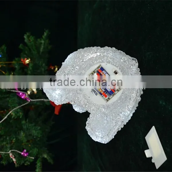 Battery Operated Led Light Acrylic Snowman Christmas Gift photo-4