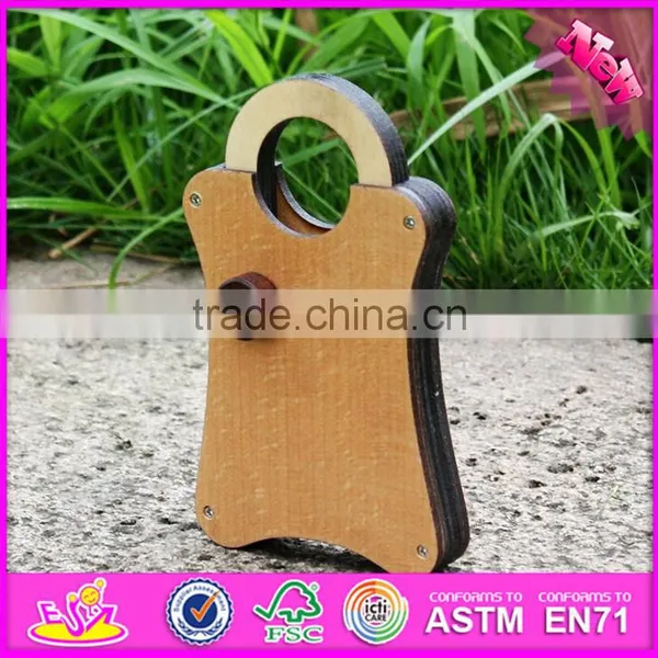 2016 New Product Kids Wooden Lock Toy, Top Fashion Children Wooden Lock Toy W02A168 photo-4