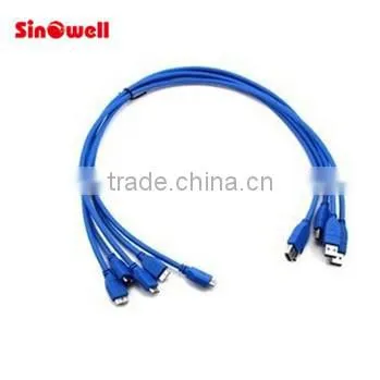 Blue Color USB 3.0 AM-AM Cable With High Quality photo-2
