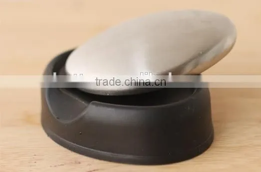 Manufacturer Eco-friendly Metal Stainless Steel Soap Bar With Plastic Holder photo-4