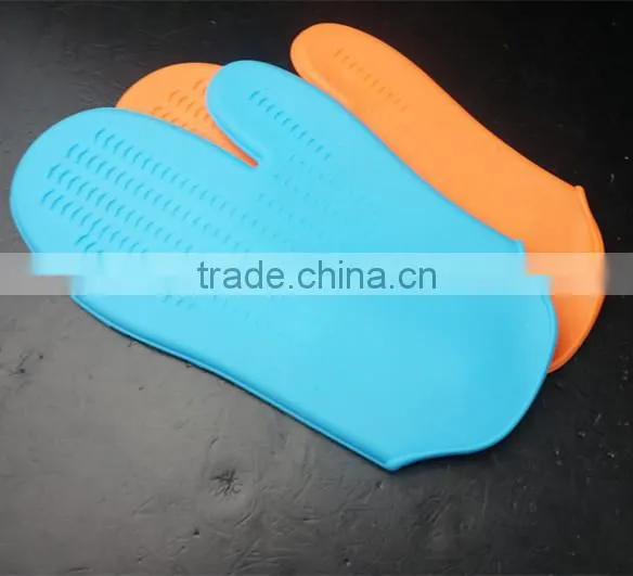 10136 Silicone Heat Resistant Grilling BBQ Gloves for Cooking, Baking photo-6