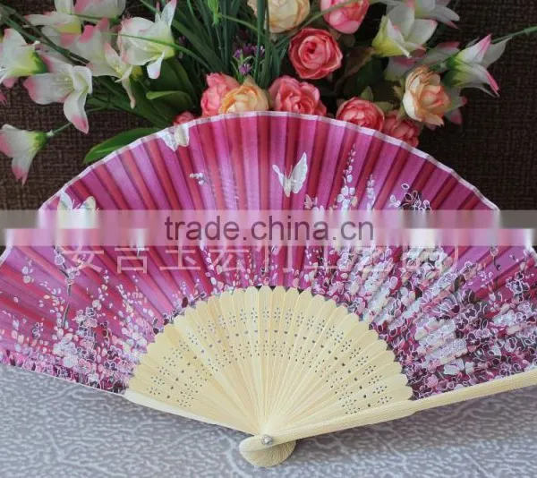 Chinese Style Silk Hand Folding Fan photo-2