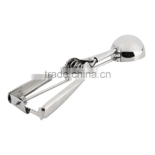 4CM 5CM 6CM Kitchen Ice Cream Mash Potato Scoop Stainless Steel Spoon Spring Handle Kitchen Accessories Wholesale New Arrival photo-5