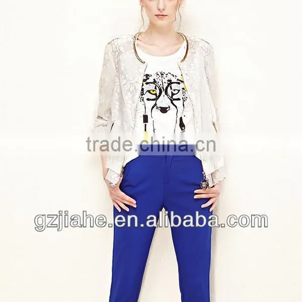 The Latest Fashion Overdress Lady Jacket Guangzhou Clothing