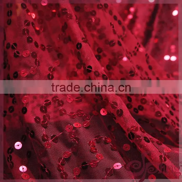 6.75mm Scattered Sequin Pattern on the Tulle Mesh photo-4