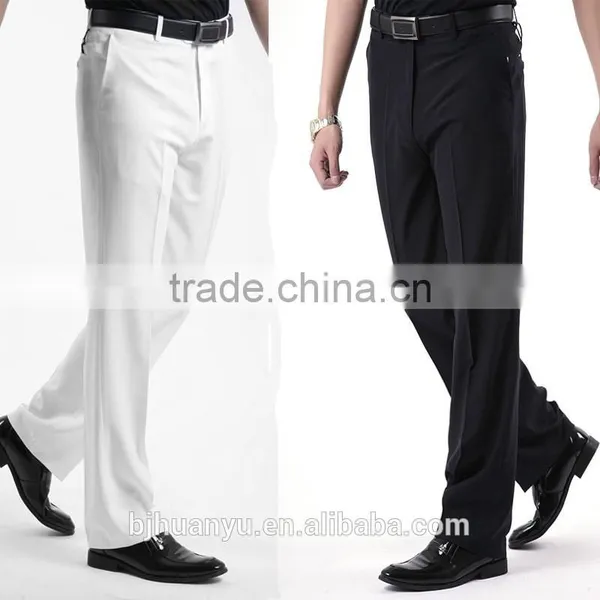 Formal Light Grey Mens Pants photo-2