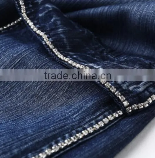 New Desgin Navy Button Mini Denim A Line Skirt for Teen Women/Cotton Short Sleeved Skirt photo-3