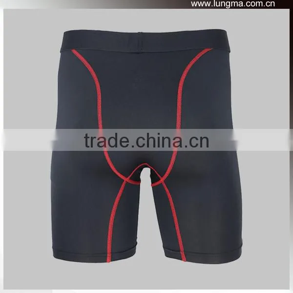 (Flatlock)Mens Compression Boxer Shorts photo-2