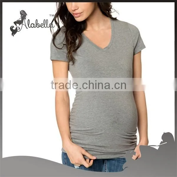 Short Sleeves Pregnent t Shirts - Maternal Shirt - Breastfeeding Baby Wear - Short Sleeves Maternity t Shirt - Maternity Clothes