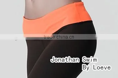 Women Sports Pants Made of Stretch Nylon Spandex Fabric, Yoga Leggings for Fitness Wholesale