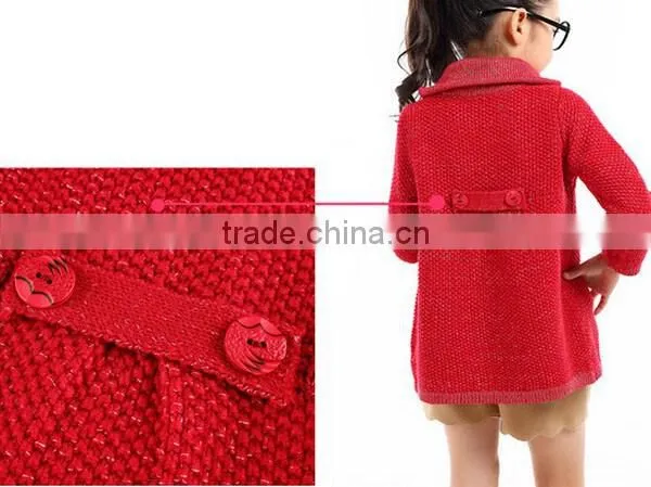 Latest Knitting Patterns Children Wool Sweater Designs For Grils photo-4
