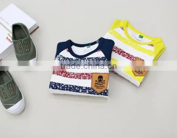 Wholesale Children's Boutique Clothing Children T Shirts Long Sleeve Cotton Clothes photo-3