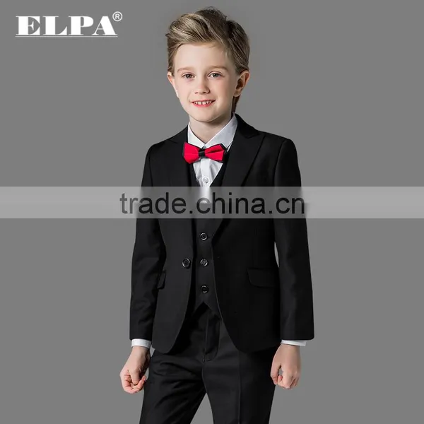 ELPA Designer 3 Piece Kids Wedding Suits Red Wholesale Kids Suits for Boys photo-2