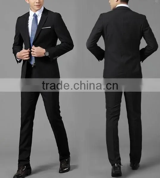 2014 Latest Slim Men Suit/ Latest Suit Design Men From Shanghai Shoujia