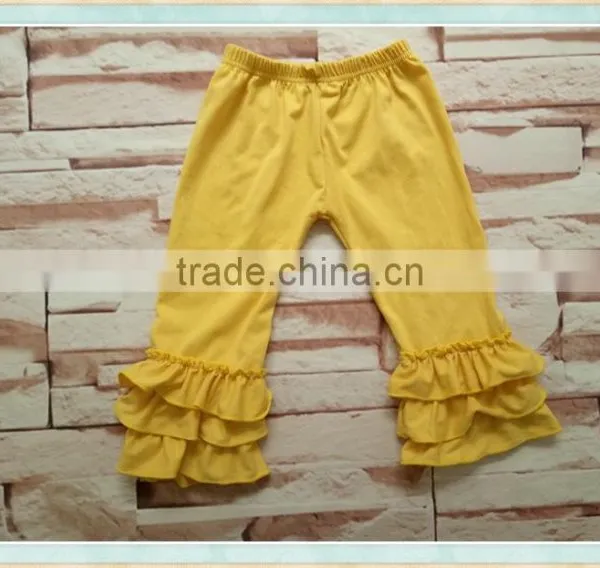 in Stock Baby Icing Ruffle Pants High Quality Pants Girl Sew Sassy Icing Legging photo-2