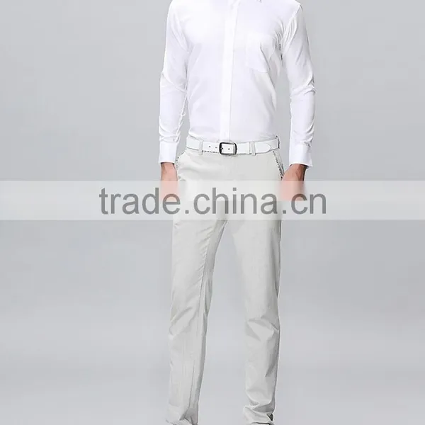 Wholesale Pure Cotton White Shirts for Men Stylish Quality Men Office Shirts photo-5