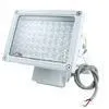 50m IP66 850nm CCTV IR Illuminator With 3-axis Bracket DC 12V / AC 24V