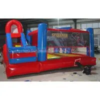 COM-004 Spiderman Newest Design Inflatable Combo Slide photo-3