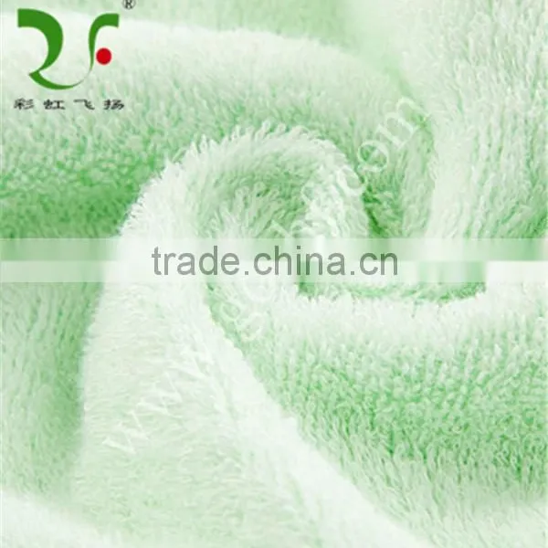 Good Quality 16S Sprial Bamboo Plain Dyed Jacquard Hand Towel photo-6