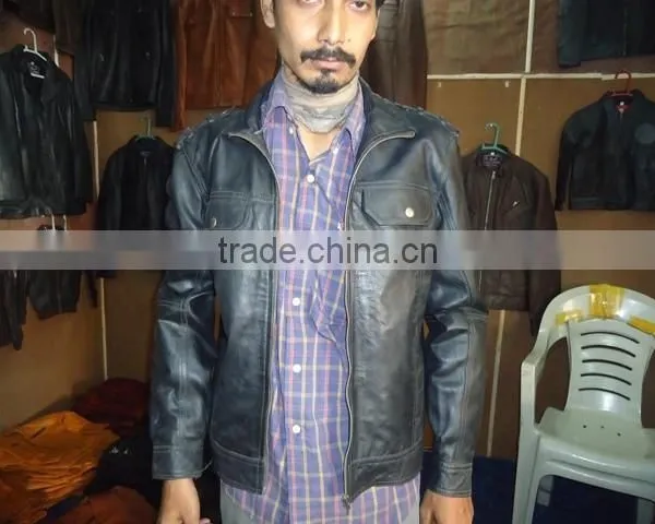 High Quality Genuine Sheep Leather Jacket for Men 2016