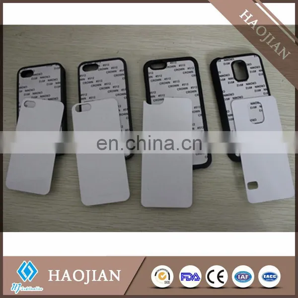 Sublimation Blank TPU+PC+ Aluminum Sheet Black Mobile Phone Covers photo-2