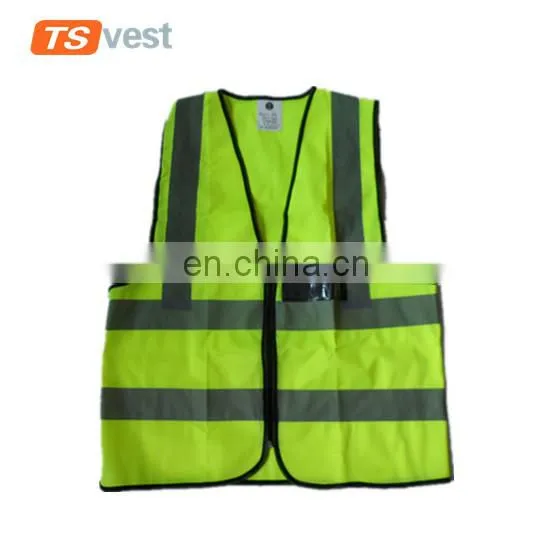 ANSI Class 2 100% Polyester Knitted Fabric Roadway Safety Vest