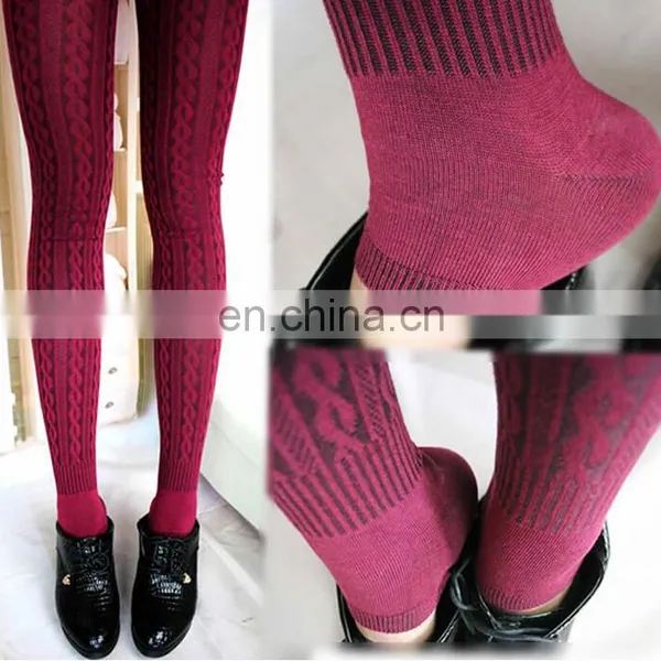 Combo Plain Women Leggings Stretchy Cotton Knit Leggings photo-5