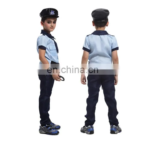 Halloween Children Kids Police Costume photo-2