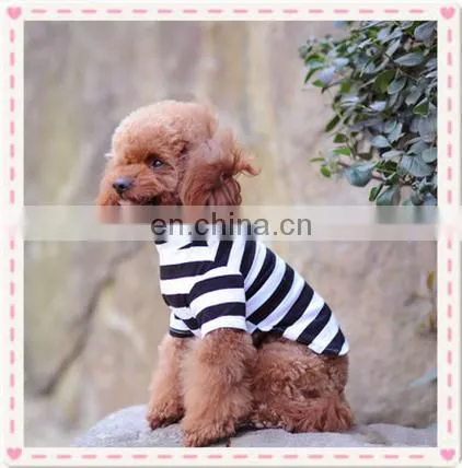 Small Dog Shirt, Pet Puppy Boys Clothes Summer Pet Dog Cat Stripe Shirt T Shirt Cute