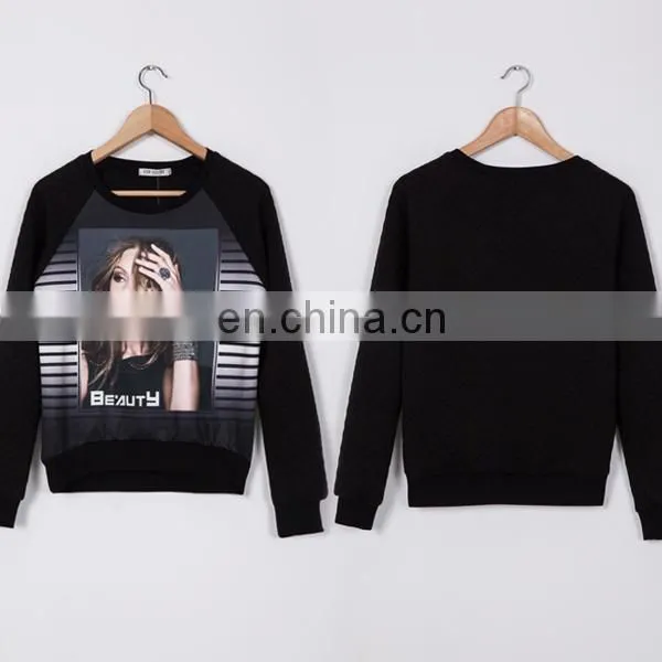 Ladies Printed Sports Long Sleeve Casual Daily Designed Top photo-6