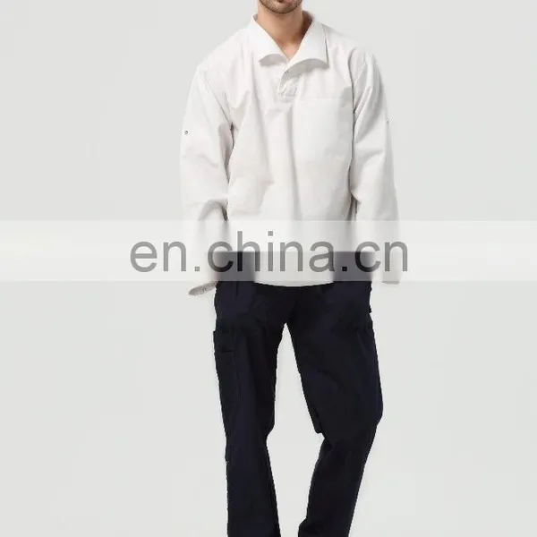 Assemble Line Long Sleeve v Neck Custom Comfortable Shirt Workwear photo-3