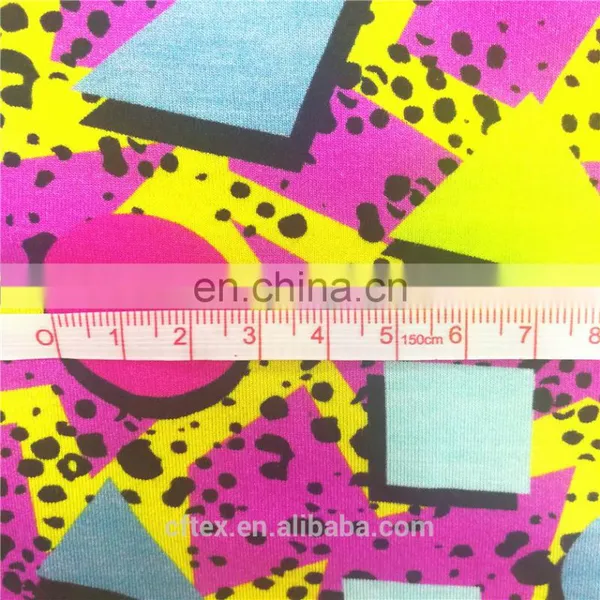 Customer Printed Natural 95 Bamboo 5 Spandex Fabric for Head Scarf photo-3