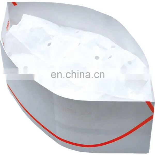 White Disposable Short Paper Chef Hat photo-2