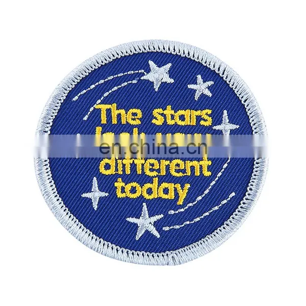 Custom Self-Adhesive On Or Iron On Embroidery Patch/Sticker Ptach photo-5