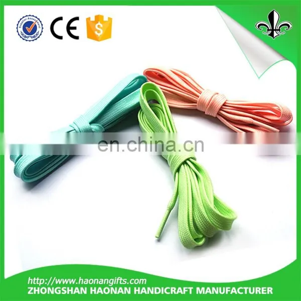 High Quality Factory Price Rainbow Colorful Shoelace With Ptint