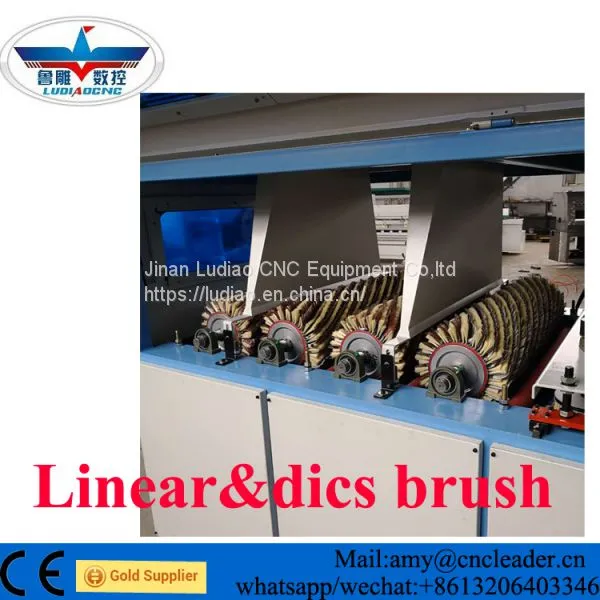 Strong Wood Wide Belt Sanding Brush Polish Machine for Cabinet Door photo-3