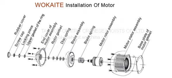 WOKAITE 1 Ton Electric Chain Hoist With Single Chain photo-4