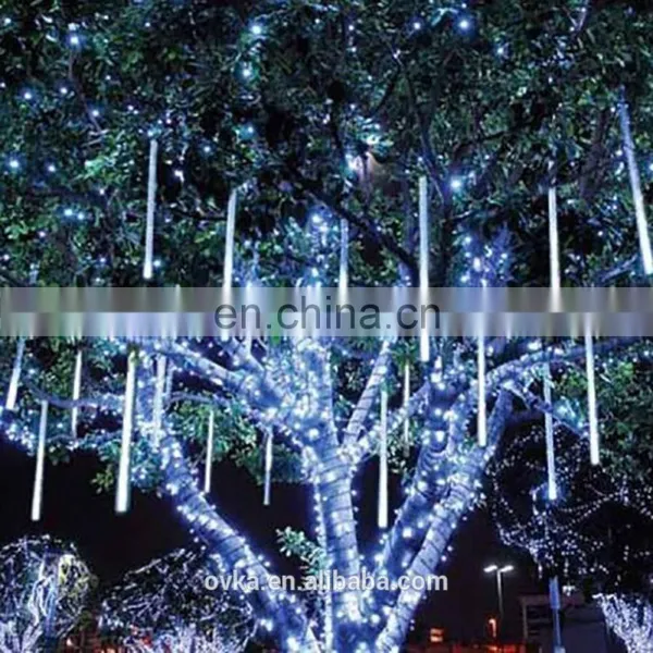 LED Meteor Shower Rain Lights Waterproof Led Meteor Shower Light for Christmas Tree or Home Decoration photo-3