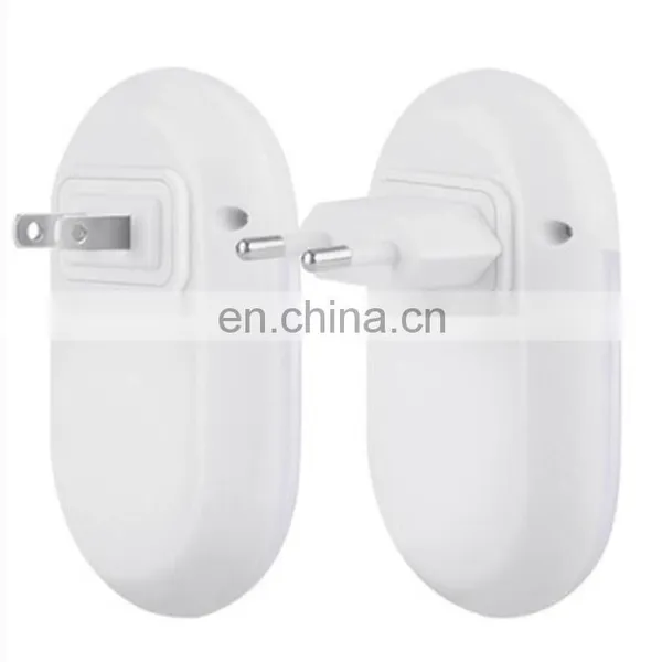 2019 Amazon Hot Sale Plug in 2 Pcs for 1 Pack Motion Activated Warm White Lighting Led Night Light With Light Sensor photo-3
