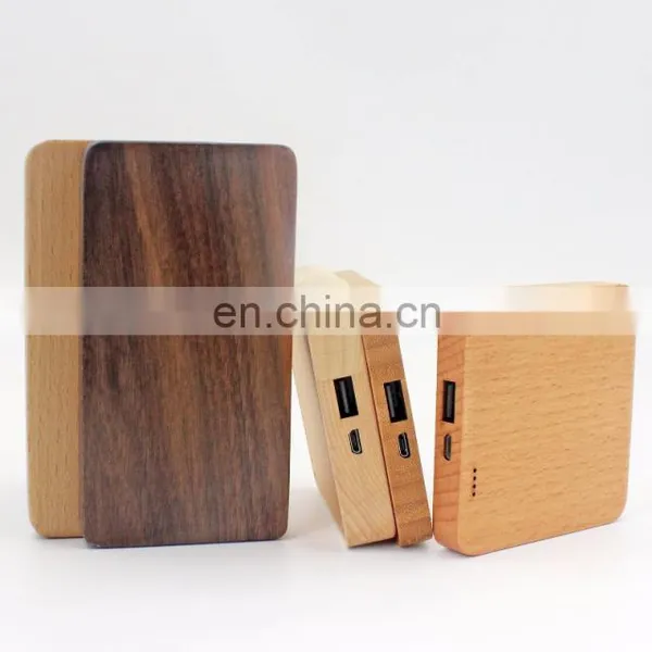 Hot Selling Custom Maple Walnut 4000mAh Wood Power Bank photo-4