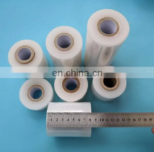 Factory Mini Stretch Film/ Hand Stretch Wrap Film/ Stretch Film Plastic Wrap Film PE Transparent Film photo-4