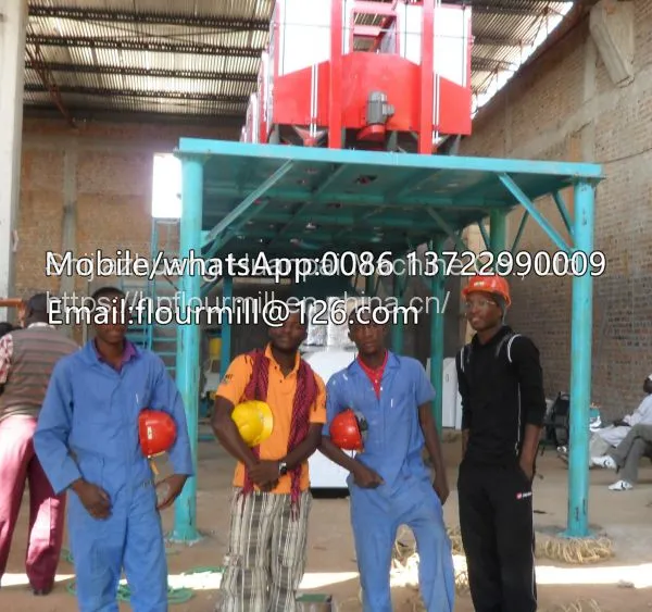 African Standards Maize Large Commercial Efficiency 100ton Corn Flour Mill Machine With Price photo-4