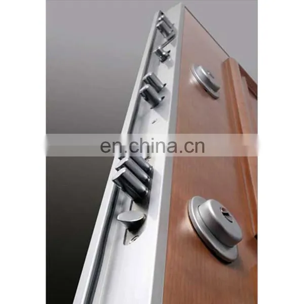Italian Steel Security Door Steel Wooden Armored Door photo-5