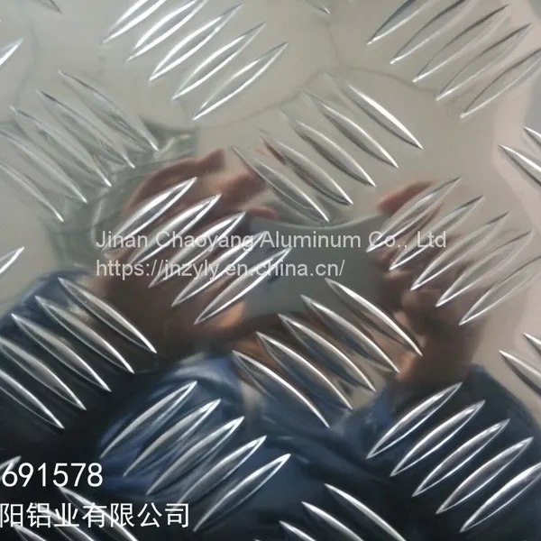 2.0mm Five Rib Pattern Anti-skid Aluminum Sheets photo-2
