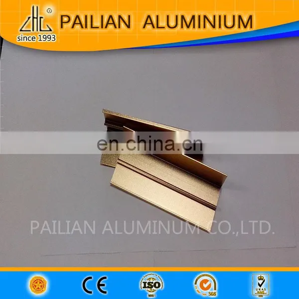 Wow!!Elegant Aluminium Furniture Edge,titanium Gold Anodize Aluminum Profile,golden Anodized Aluminium Trimming photo-4