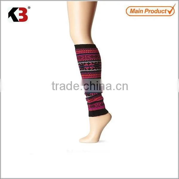 common competitve price knitted leg warmers 2015