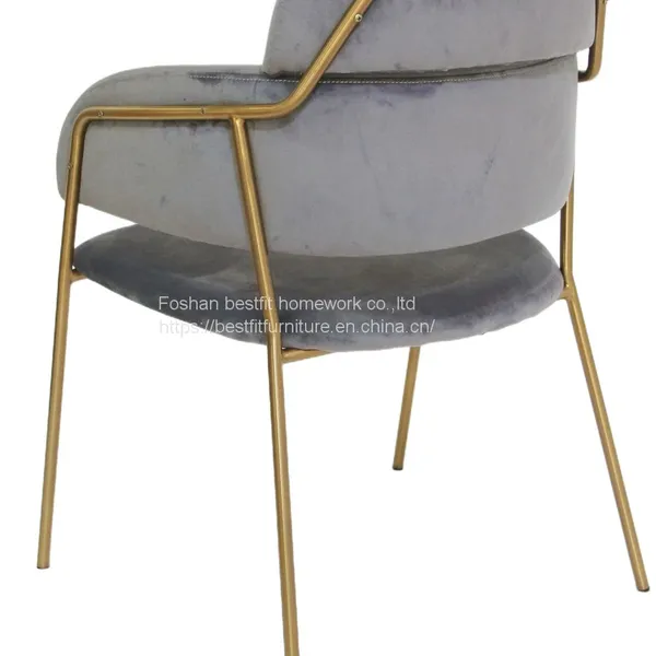 XC218 Whole Sell Price Stainless Steel Dining Chair Modern Design photo-5