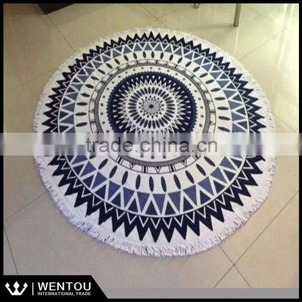 Bohemian Beach Towel Printed Roundie photo-2