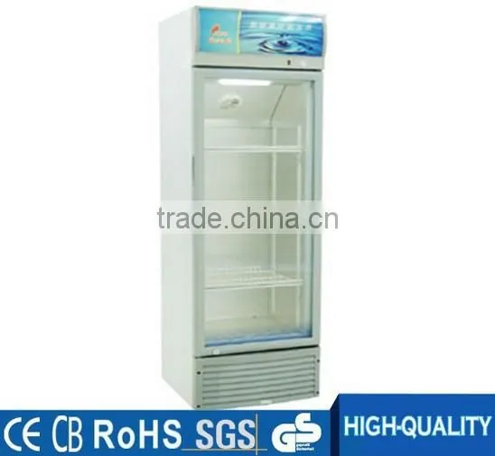 2 Doors Electric Beverage Cooler Refrigerator for Fruits and Vegetables photo-4