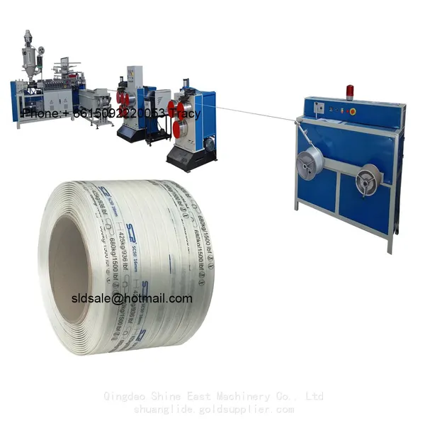 Cord Composite Packing Belt Making Machine Polyester Yarn Composite Strap Machine photo-3